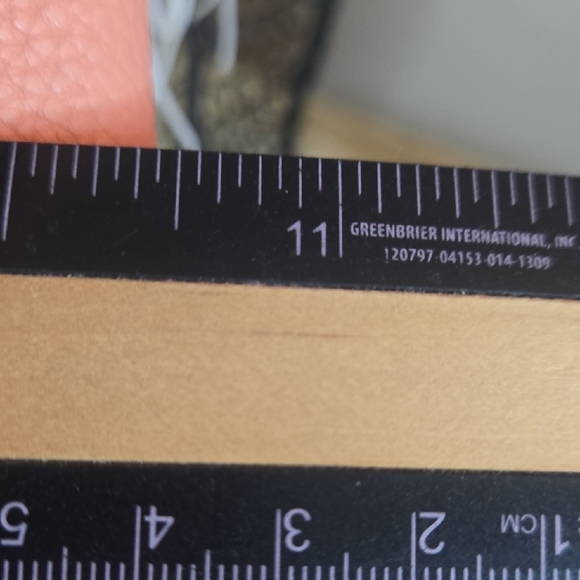 Nanette Lepore Peach Pebbled Leather Crossbody Bag - Picture 11 of 13